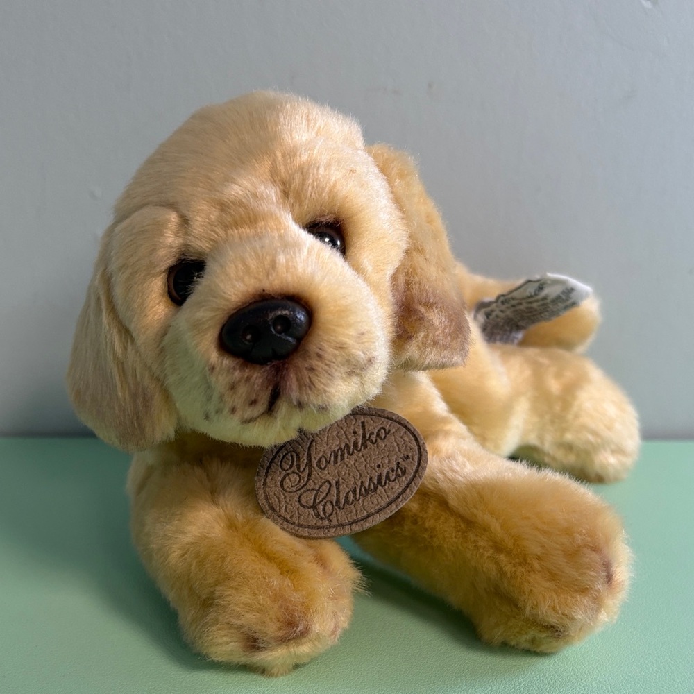 Russ Yomiko Classics Yellow Labrador Retriever Puppy Dog, Plush Stuffed Animal